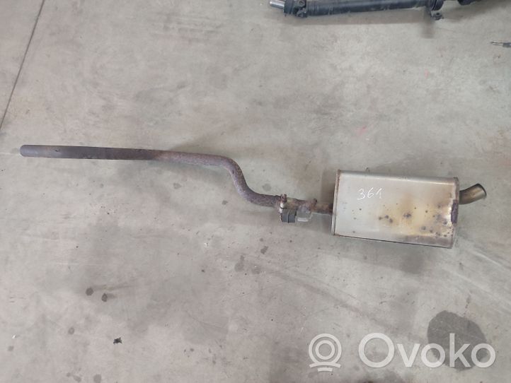 Opel Meriva A Muffler/silencer 13173036