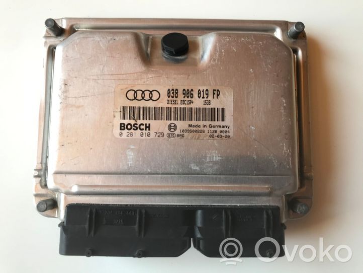 Audi A4 S4 B6 8E 8H Engine control unit/module 038906019FP