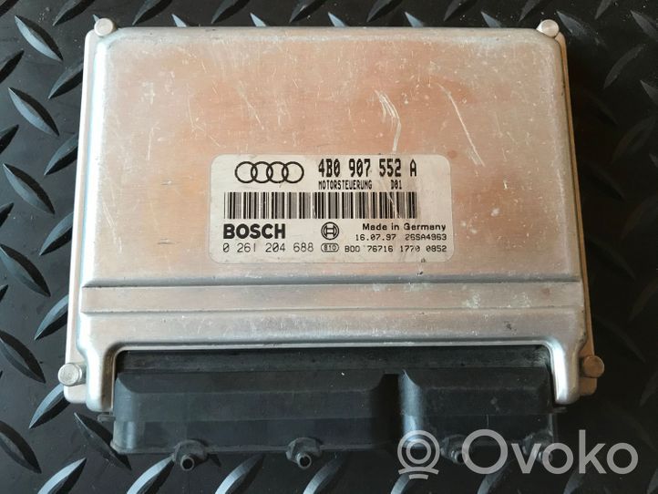 Audi A6 S6 C5 4B Moottorin ohjainlaite/moduuli 4B0907552A
