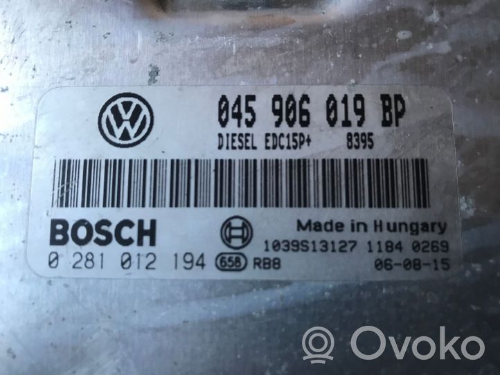 Volkswagen Polo IV 9N3 Variklio valdymo blokas 045906019BP