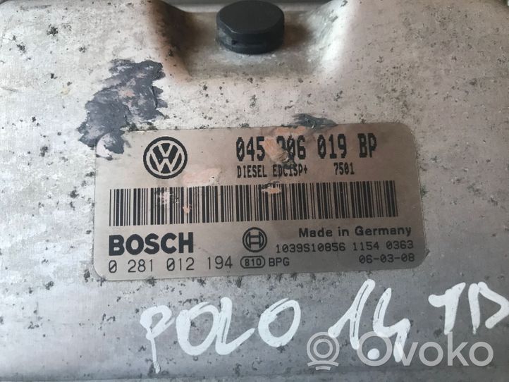 Volkswagen Polo IV 9N3 Centralina/modulo del motore 045906019BP