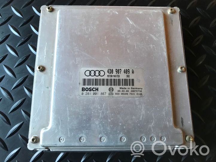 Audi A8 S8 D2 4D Sterownik / Moduł ECU 4D0907409A