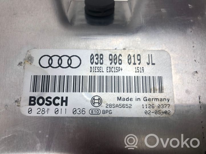 Audi A4 S4 B6 8E 8H Sterownik / Moduł ECU 038906019JL