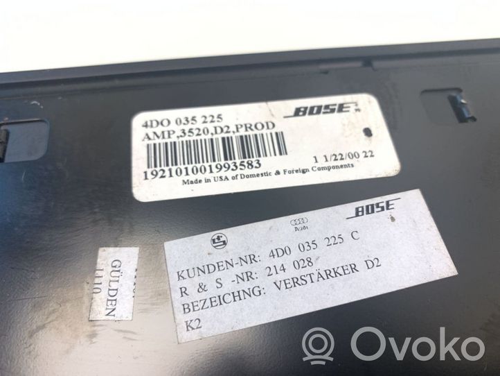 Audi A8 S8 D2 4D Wzmacniacz audio 4D0035225C