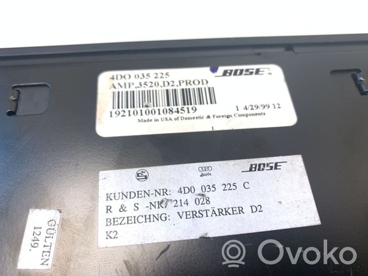 Audi A8 S8 D2 4D Amplificateur de son 4D0035225C