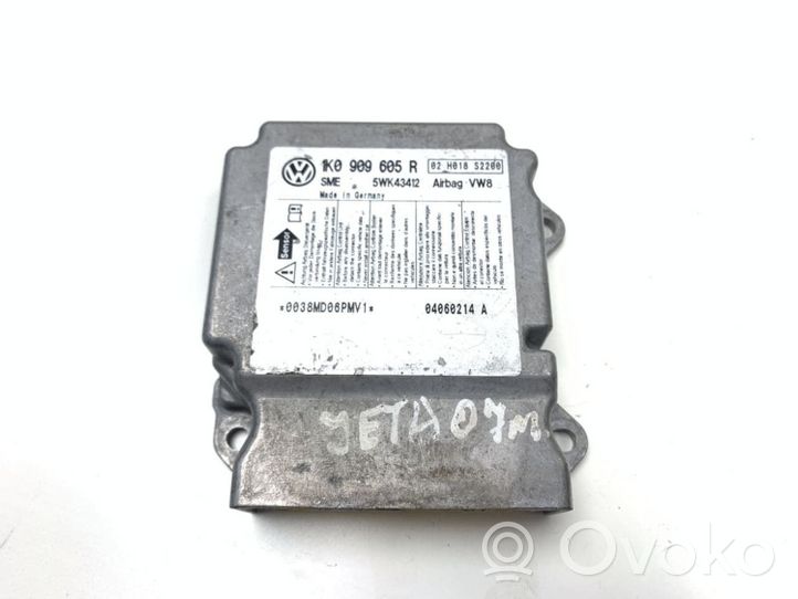 Volkswagen Jetta V Airbag control unit/module 1K0909605R