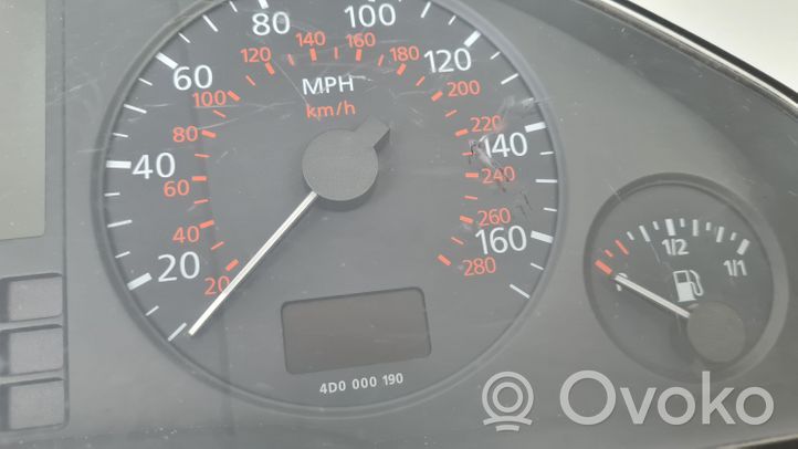 Audi A8 S8 D2 4D Speedometer (instrument cluster) 4D0919035C