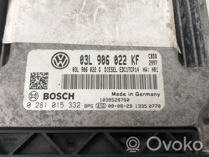 Volkswagen Golf V Sterownik / Moduł ECU 03L906022KF