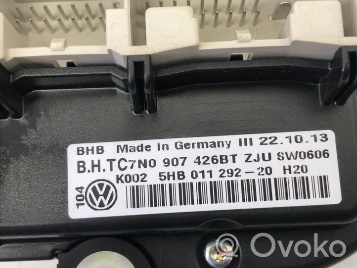 Volkswagen Jetta VI Oro kondicionieriaus/ klimato/ pečiuko valdymo blokas (salone) 7N0907426BT