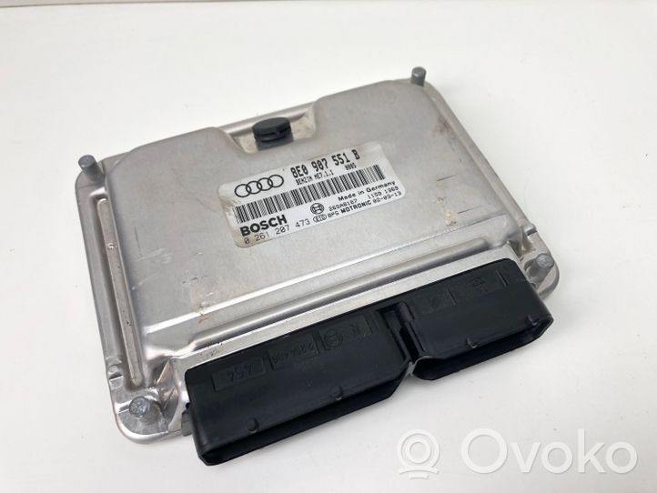 Audi A4 S4 B6 8E 8H Unidad de control/módulo del motor 8E0907551B