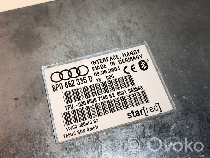 Audi A4 S4 B6 8E 8H Bluetoothin ohjainlaite/moduuli 8P0862335D