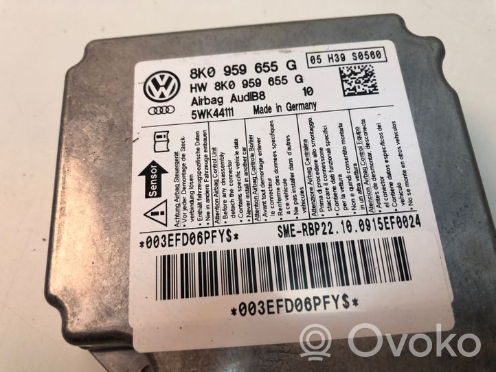 Audi A4 S4 B8 8K Gaisa spilvenu vadības bloks 8K0959655G