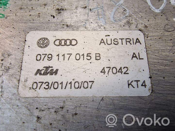 Audi A8 S8 D3 4E Moottoriöljyn jäähdytinlaite 079117015B