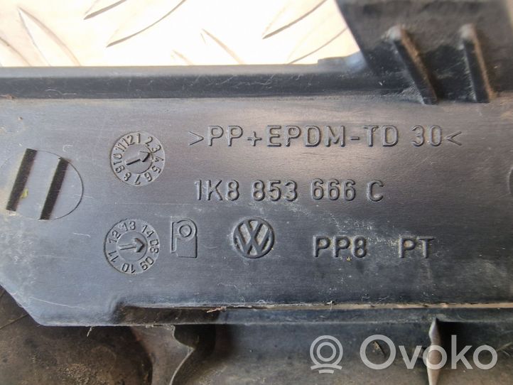 Volkswagen Scirocco Priešrūkinio žibinto apdaila/ grotelės 1K8853666C