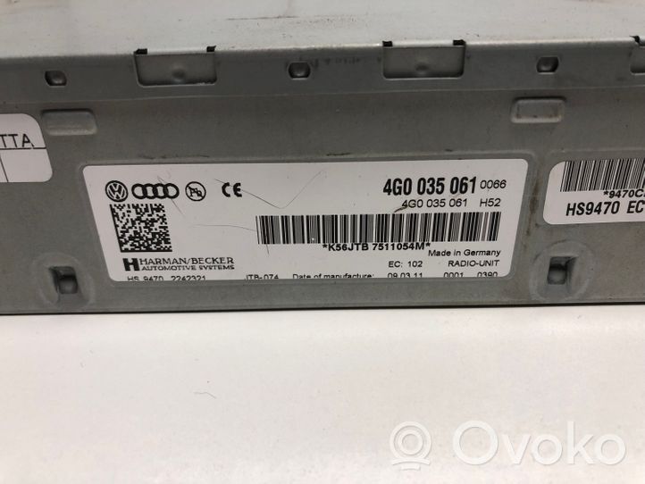 Audi A6 S6 C6 4F Altre centraline/moduli 4G0035061