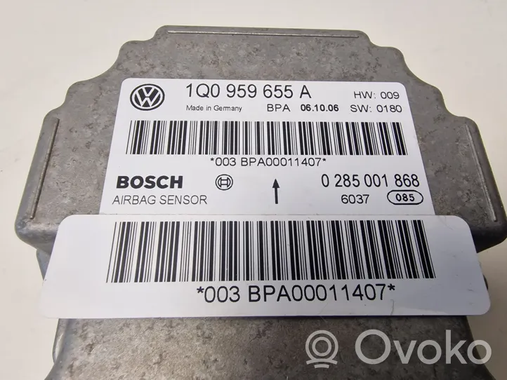 Volkswagen Eos Module de contrôle airbag 1Q0959655A