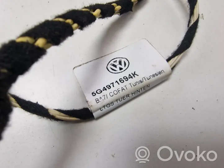 Volkswagen Golf VII Rear door wiring loom 5G4971694K