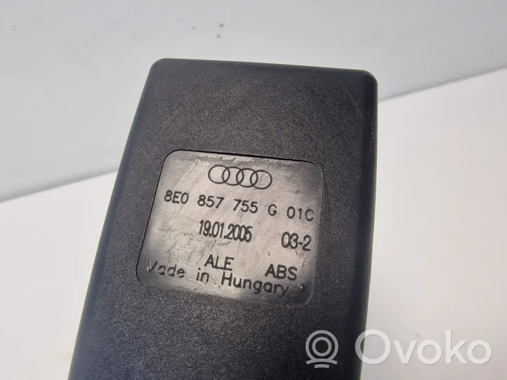 Audi A4 S4 B7 8E 8H Fibbia della cintura di sicurezza anteriore 8E0857755G