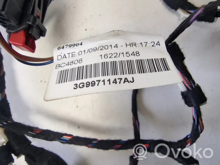 Volkswagen PASSAT B8 Tailgate/trunk wiring harness 3G9971147AJ