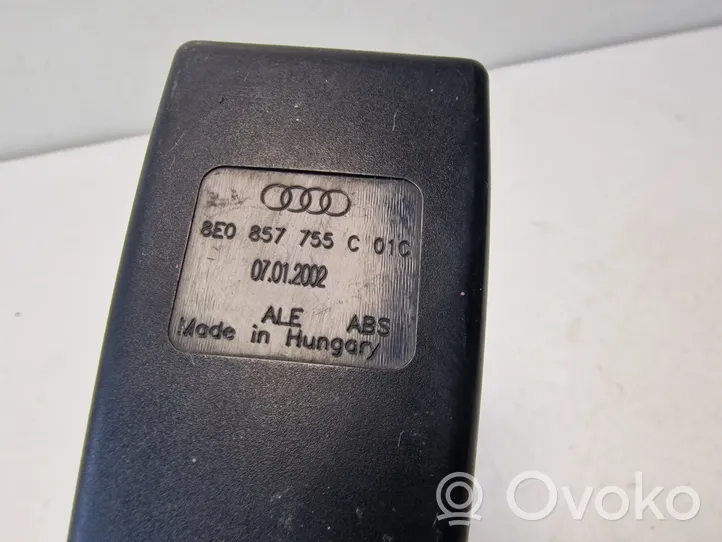 Audi A4 S4 B6 8E 8H Boucle de ceinture de sécurité avant 8E0857755C