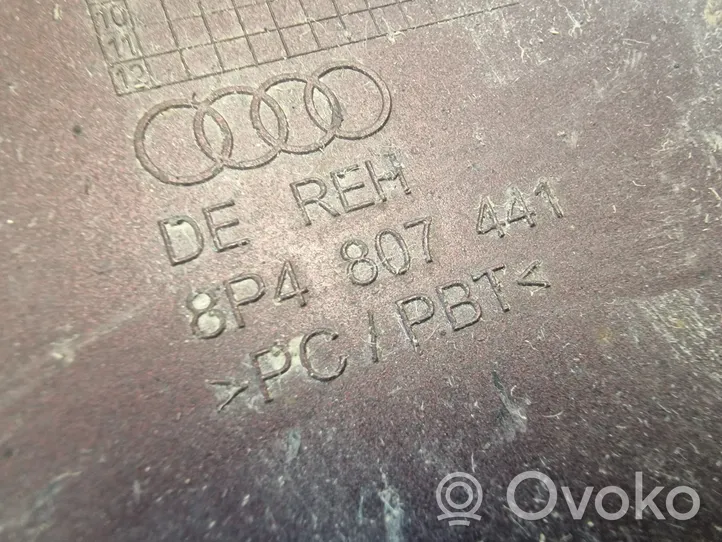 Audi A3 S3 A3 Sportback 8P Vilkšanas āķa vāciņš bamperī 8P4807441