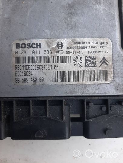 Peugeot 407 Sterownik / Moduł ECU 9658945280