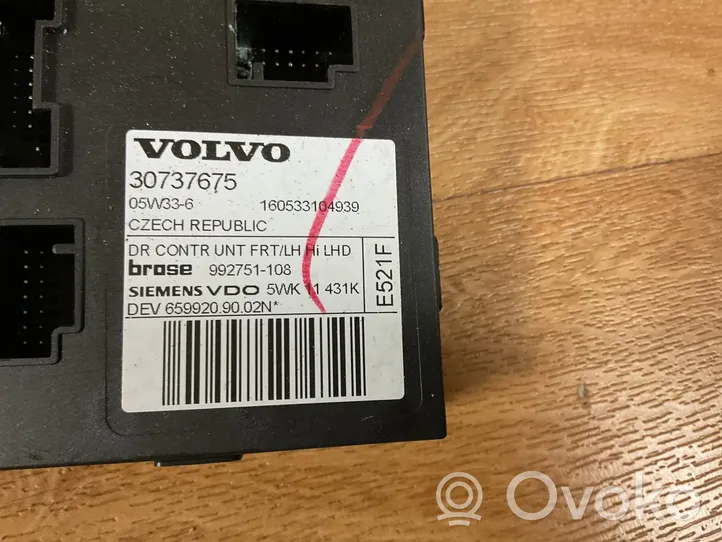 Volvo V50 Silniczek podnośnika szyby drzwi 30737675