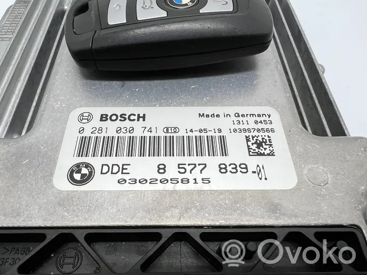 BMW 5 F10 F11 Kit calculateur ECU et verrouillage 9347913