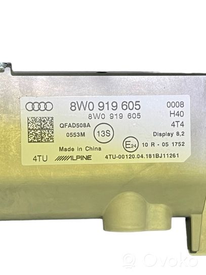 Audi A4 S4 B9 Monitor / wyświetlacz / ekran 8W0919605