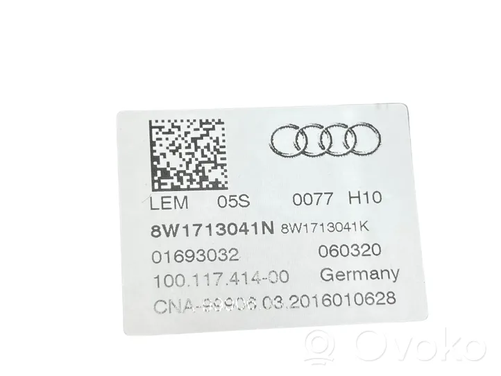 Audi A5 Vaihteenvalitsimen verhoilu 8W1713041N