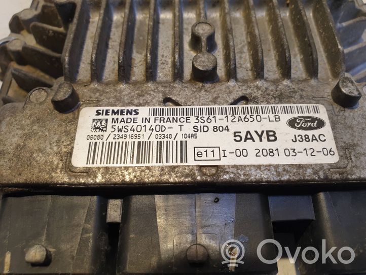 Ford Fiesta Calculateur moteur ECU 3S6112A650LB