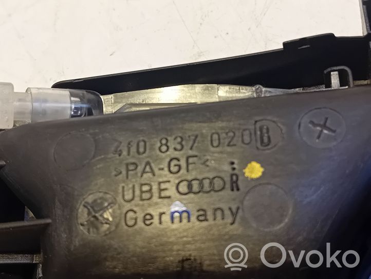 Audi A6 S6 C6 4F Klamka wewnętrzna drzwi przednich 410837020