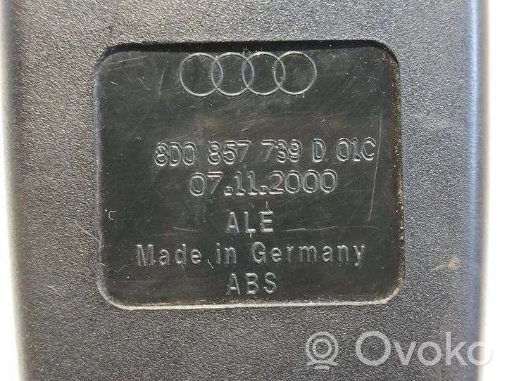 Audi A4 S4 B5 8D Takaistuimen turvavyön solki 4B0857740A01C