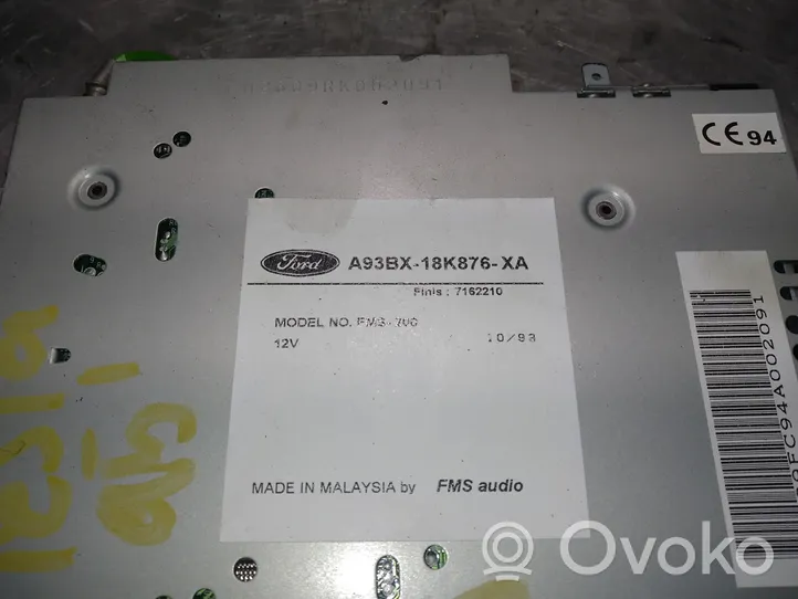 Ford Fiesta Unità principale autoradio/CD/DVD/GPS A93BX18K876XA