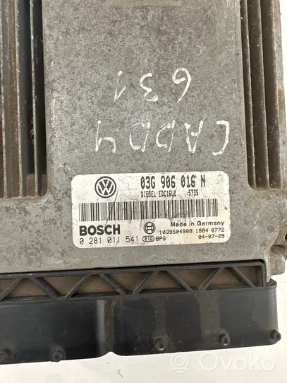 Volkswagen Caddy Unidad de control/módulo del motor 03G906016N