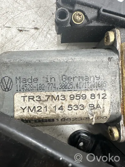 Volkswagen Sharan Rear door window regulator motor TR37M3959812