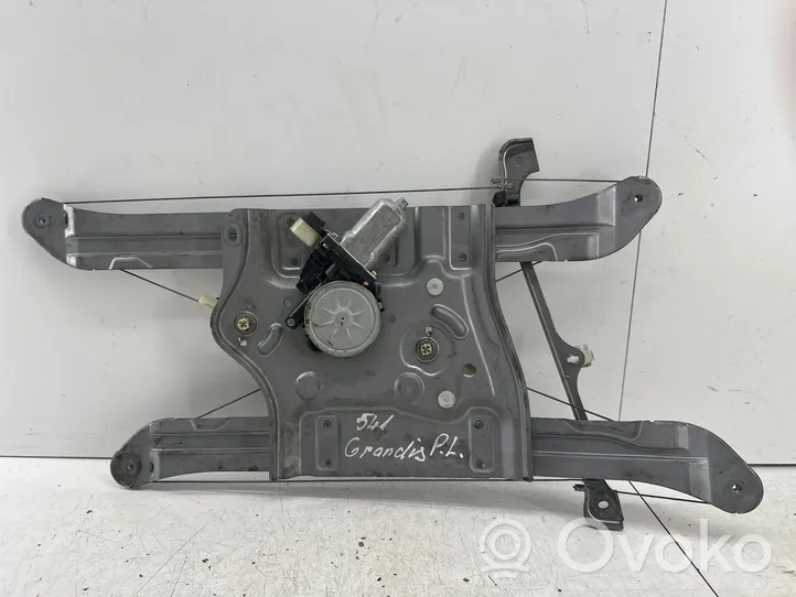 Mitsubishi Grandis Front door window regulator with motor MR989948