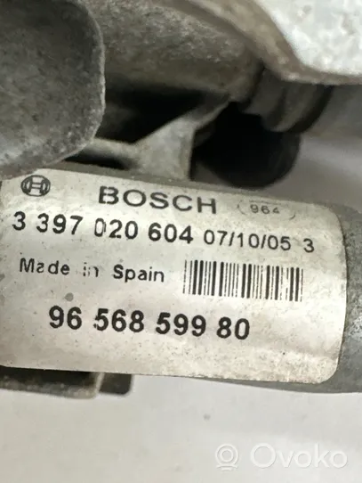 Peugeot 407 Mechanizm i silniczek wycieraczek szyby przedniej / czołowej 9656859980