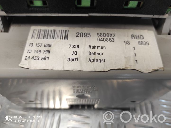 Opel Vectra C Éclairage lumière plafonnier avant 13157639