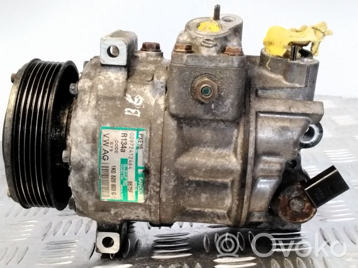 Volkswagen Touran I Ilmastointilaitteen kompressorin pumppu (A/C) 1K0820803G