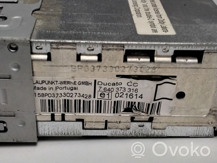 Fiat Ducato Radio / CD/DVD atskaņotājs / navigācija 7640373316