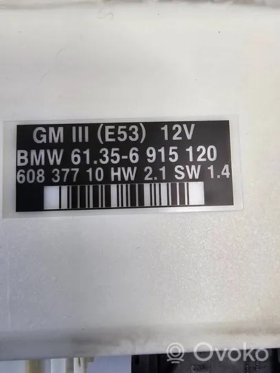 BMW X5 E53 Moduł / Sterownik komfortu 61356915120