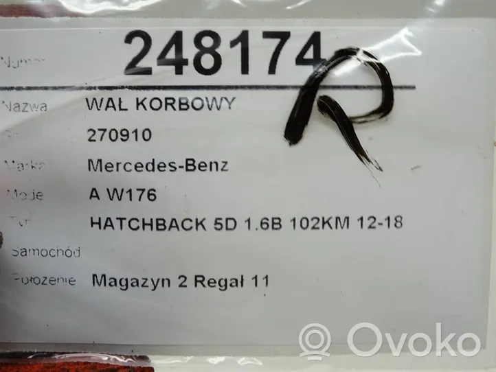 Mercedes-Benz A W176 Wał korbowy 270910