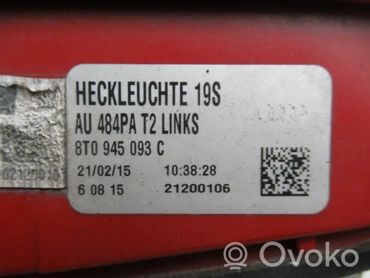 Audi A5 8T 8F Aizmugurējais lukturis virsbūvē 8T0945093C