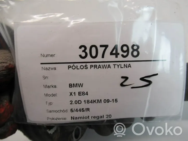 BMW X1 E84 Półoś tylna 7591596