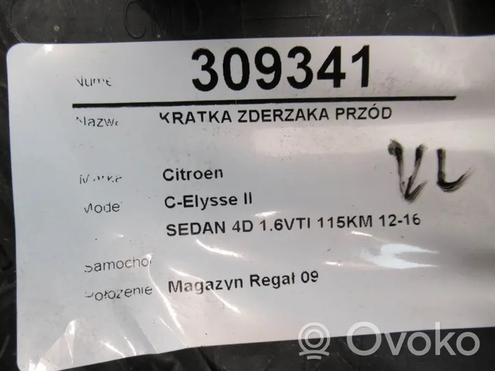 Citroen C-Elysée Kratka dolna zderzaka przedniego 9676958080