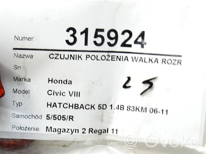 Honda Civic Czujnik pozycji wału rozrządu 