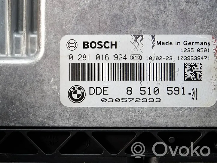 BMW 5 E60 E61 Motora vadības bloka ECU 8510591