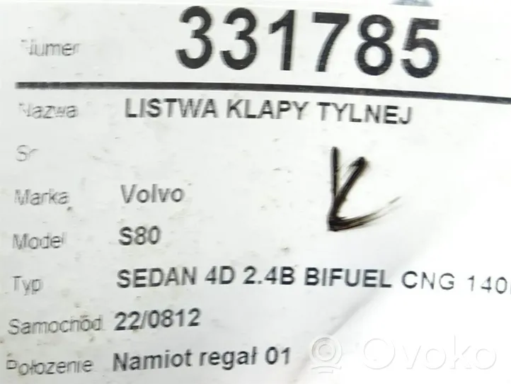 Volvo S80 Ручка задней крышки 30634026