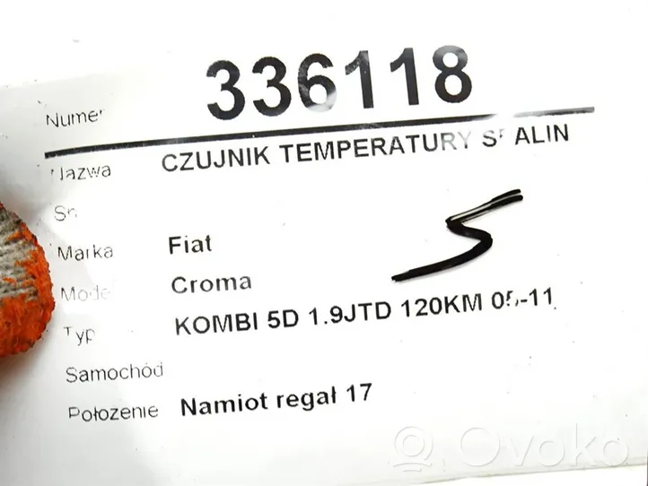 Fiat Croma Išmetamųjų dujų temperatūros daviklis 55200036